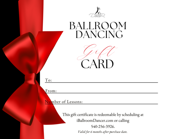 Ballroom Dance Gift Card